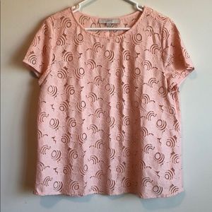 Loft Lace Top Sz L